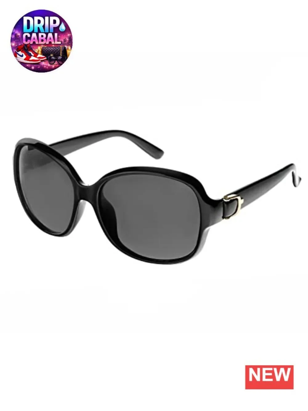 Classic Oversized Polarized Sunglasses for Women, TR90 Composite Frame, UV 400